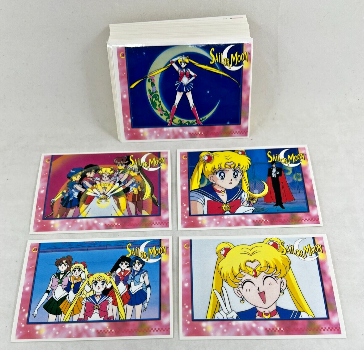 SAILOR MOON TRADING STICKERS SERIES 2 Artbox 1999 Complete Set of 72 w 12 PRISMS - Picture 4 of 5
