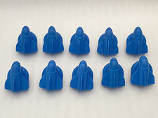 Vintage McDonalds Plastic Rings Ronald McDonald Space Shuttle 1985 New 10 Pieces