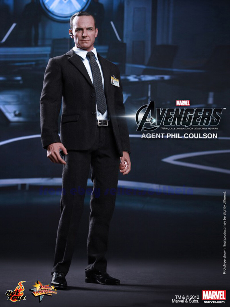 【美品】HOTTOYS Avengers コールソン ムービー・マスターピース】『アベンジャーズ』1／6スケール