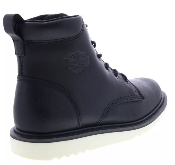 Harley-Davidson Hickman Lace D93774 Mens Black Leather Motorcycle Boots Size 7 Harley-Davidson Hickman Lace D93774 Mens Black Leather  main image 2