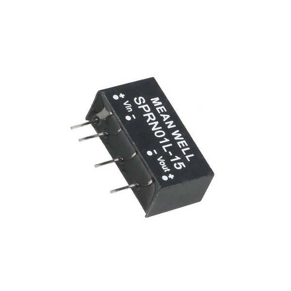 SPRN01L-15 Wandler: Dc/Dc 1W Ueing: 4,75-5,5V 15VDC Iausg: 0-67Ma SIP6 Mean Well-image