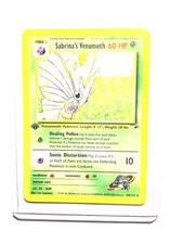 SABRINA’S VENOMOTH - 1st Edition Gym Heroes  - 34/132 - Rare - Pokemon - NM on eBay