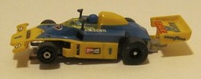 AFX G-Plus McLaren Aurora AFX Tiger S. Solo F-1 Yellow/Blue 1 Slot Car 1745