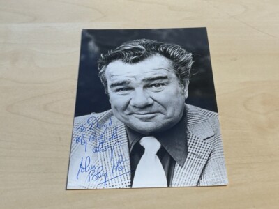 John Blythe Hand Signed 3.5''x 5.5'' Photo Autograph Dixon Dock Green Sykes