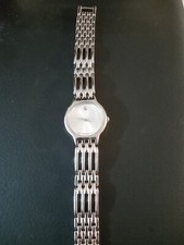 Ladies Movado Watch Esperanza silver Dial Quartz Swiss Stainless 84-04-0bb7 v834