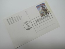 USPS Scott UX178 19c Home On The Range First Day of Issue Postal Card