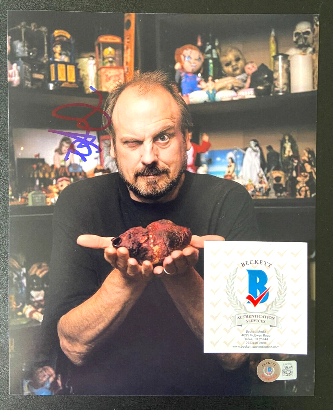 AMAZING JOHNATHAN SZELES SIGNED 8X10 PHOTO COMEDIAN DOCUMENTARY LAS VEGAS BAS 