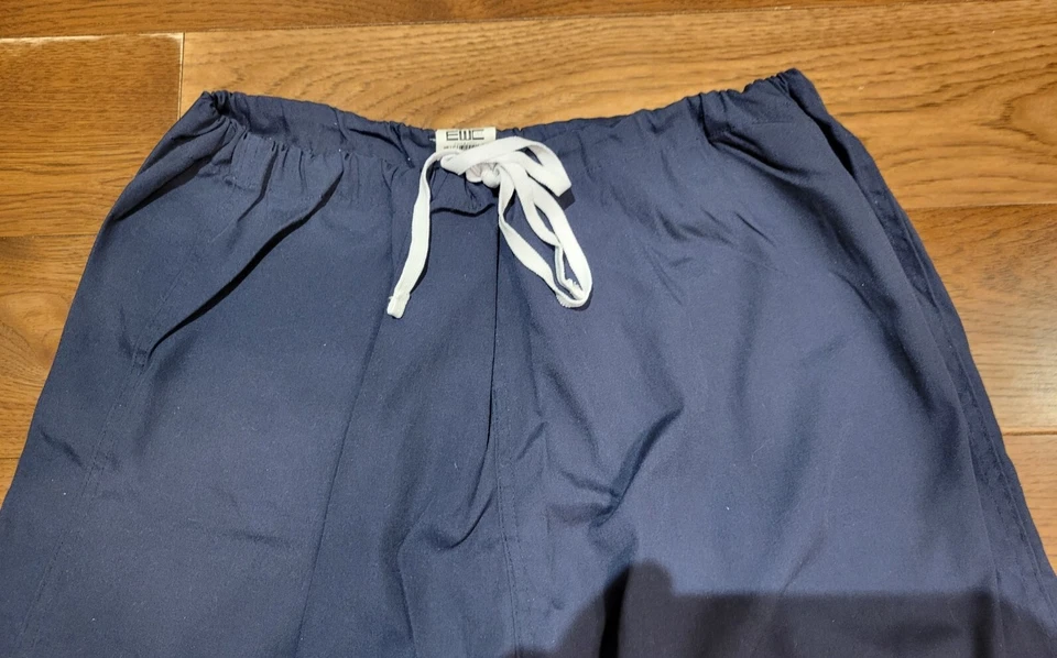 EWC Scrub Unisex Large Medical Uniform Dark Blue SPAS NB Indigo - NEW w/o Tags - Image 2 of 4