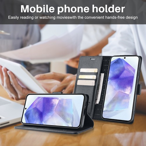 Custodia a portafoglio magnetica in pelle per Samsung Galaxy A15 A25 A35 A55 - Foto 7 di 33