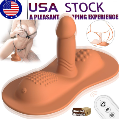 Sit & Ride Vibrators Dildo Anal Clit G-Spot Stimulator Sex Toys For Women  Remote | eBay