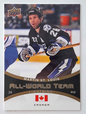 2010-11 Upper Deck All World Team #AW12 Martin St. Louis Tampa Bay Lightning