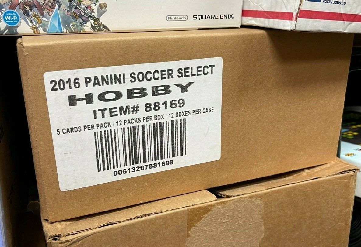 2016 Panini Select Soccer Factory Sealed x12 Box Hobby Case Puli
