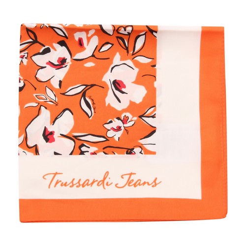 Foulard / Écharpe TRUSSARDI En Soie - Modèle Multicolore Occasion - Département Femme