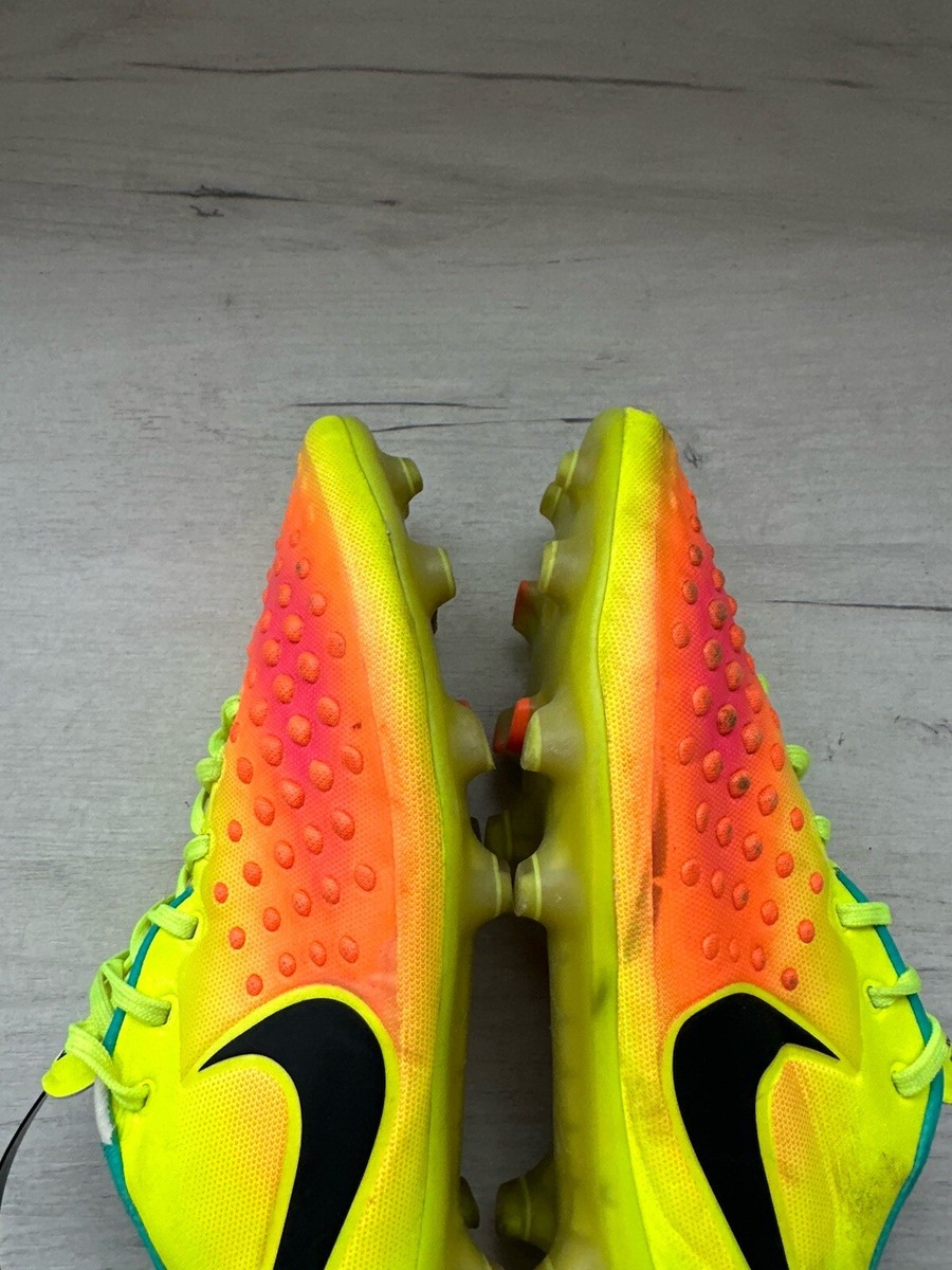Nike Magista Opus 2 II FG Yellow Football Soccer Cleats ACC US8.5