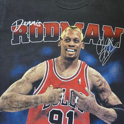 Vintage Dennis Rodman Chicago Bulls Bootleg Tee large | eBay Vintage Dennis Rodman Chicago Bulls Bootleg Tee large | eBay