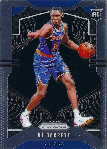 2019-20 Prizm Basketball #250 RJ Barrett Rookie Card RC New York Knicks