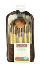 Ecotools 6-Piece Day To Night Makeup Brush Set 5 Brushes + Zip Clutch 1272 - NEW
