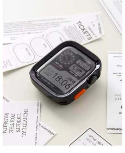 Stoßfeste weiche Silikonhülle für Apple Watch Series Ultra 10 9 8 7 6 5 SE - Bild 10 von 28