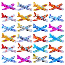 	60 PCS Glider Planes Bulk Airplane Toys for Kids Birthday Party Favors	
