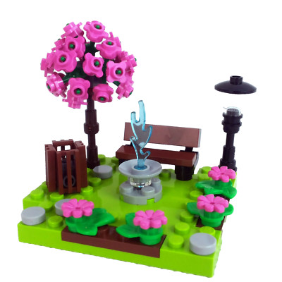 Lego  Kleine Park MOC für Stadt Eisenbahn City  usw...Neu