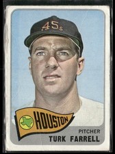 1965 Topps Turk Farrell Houston Colt .45s #80