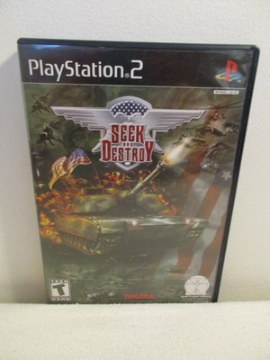 Seek and Destroy (Sony PlayStation 2, 2002) PS2 Complete CIB TESTED & WORKING