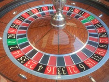 Roulette Casinò Vera Legno Professionale Doppio Zero 80cm 