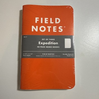 Field Notes Notebook ''Expedition'' Sealed 3-Pack (FNC-17)