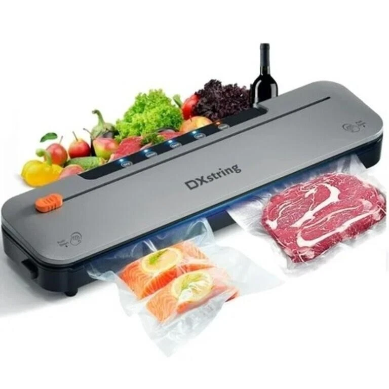 DXstring 75KPa Dry/Wet Modes Food Vacuum Sealer Machine 5-in 1, NEW!