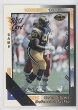 1992 Wild Card 5 Stripe Sean Gilbert #385 Rookie RC. rookie card picture