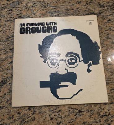 GROUCHO MARX AN EVENING WITH  SP-3515 LP VINYL 2 RECORD SET
