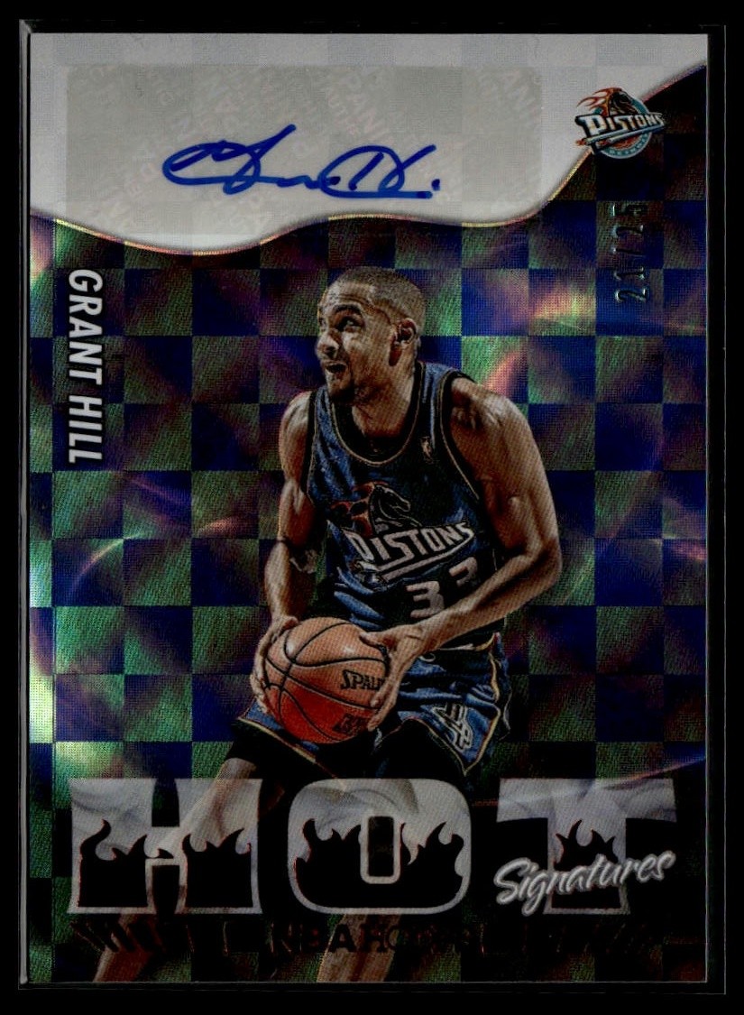 2022-23 Hoops #HS-GRH Grant Hill Hot Signatures Autograph /25 KE