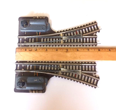 Vintage HO Gauge/Train Fleischmann Right & Left Turnout/Switch Manually Tested