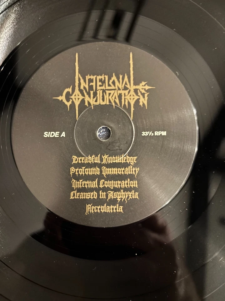 INFERNAL CONJURATION "Infernale Metallum Mortis" Death Metal Near Mint (5) - Image 4 of 4