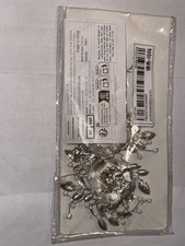 1pc Silver Flower Bridal Hair Clip, Handmade Crystal Decor Headpiece For Women,