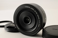  Mint Canon EF-M 22mm F2 STM AF Wide Angle Pancake Lens 448