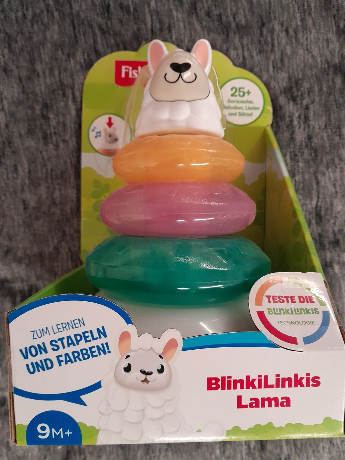 4 Babyspielzeuge Alter 0- 18 Monate Original verpackt! Verschiedene Spielzeuge
