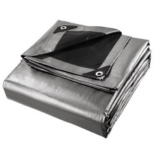 Super Large Reinforced Poly Tarp Waterproof UV Resistant Tarpaulin Canopy Cover