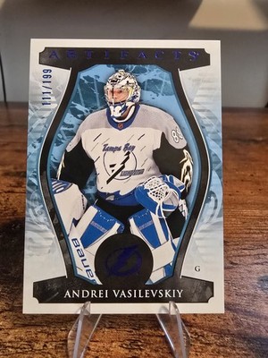 23-24 Andrei Vasilevsky Upper Deck Artifacts Royal Blue /199 - Vezina Winner🔥