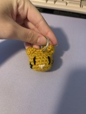 Handmade cat keychain