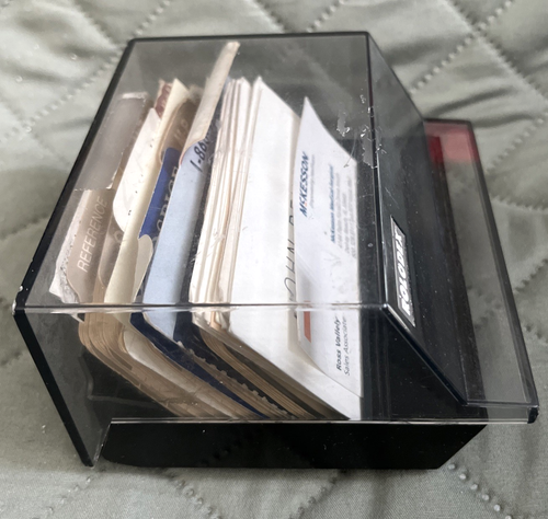 Vintage Rolodex Petite Covered Card File (Model S-300C) - Picture 3 of 6