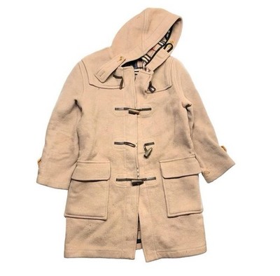 Burberry Wool Duffle Coat Toggle Made in England Camel Unisex | eBay