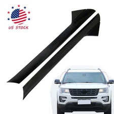Windshield Outer Trim Molding Left Right Pair Side For Ford Explorer 2011-2019