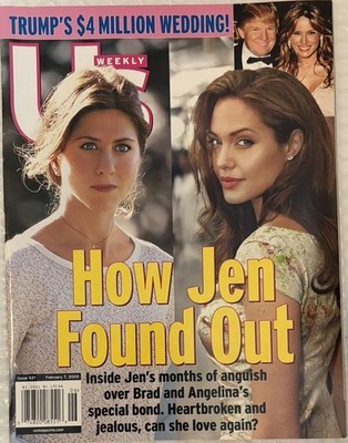 Us Weekly Feb 7 2005 Jennifer Aniston Angelina Jolie Brad Pitt Cover