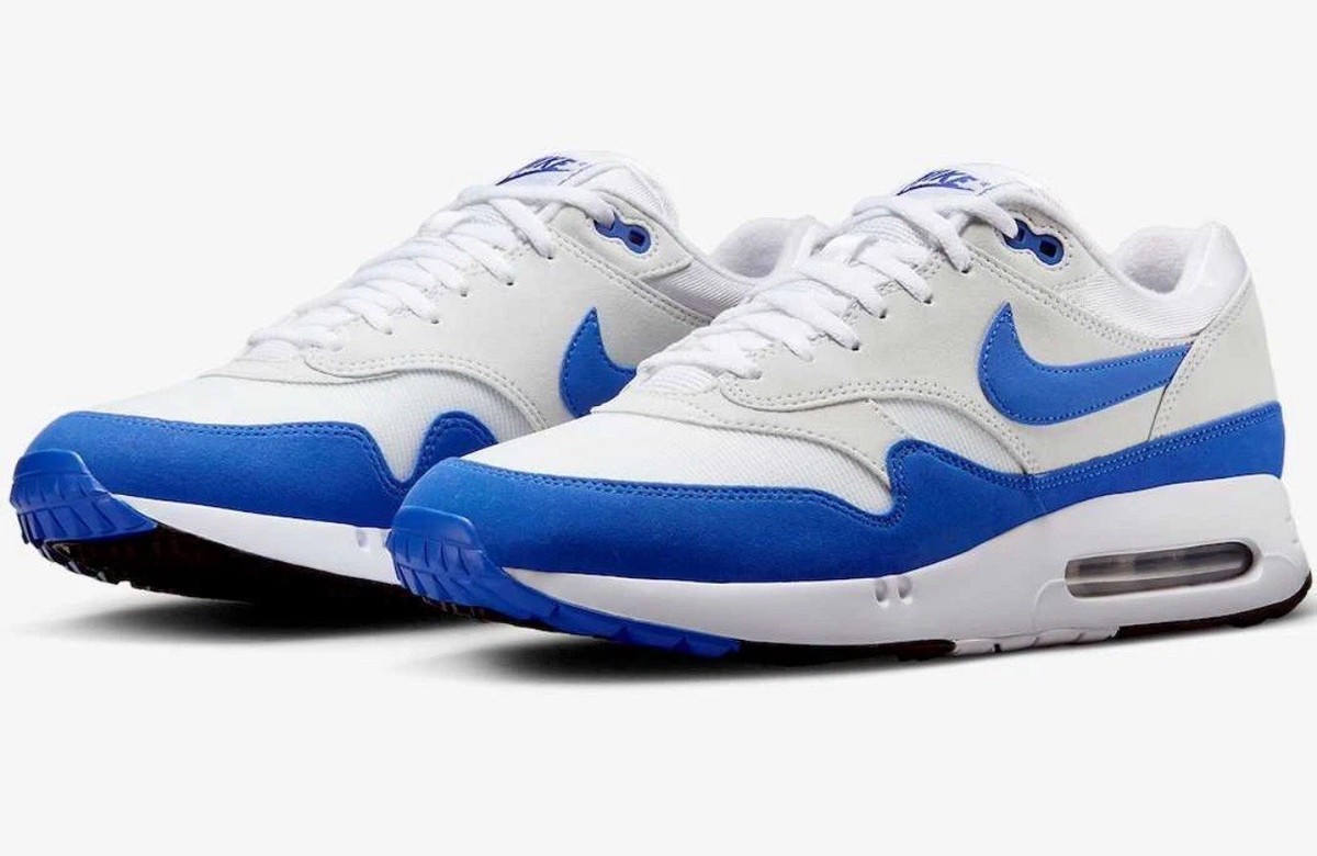 NIKE AIR MAX 1 '86 OG G（white-blue） Nike Air Max 1 OG 86 Golf White Blue Golfing Shoes DV1403-115 Men