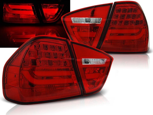 LED Lightbar RüCkleuchten Set Rot FüR BMW E90 03.2005-08.2008-image