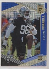 2019 Panini Donruss Elite Rookies Blue /10 Clelin Ferrell #148 0f3y