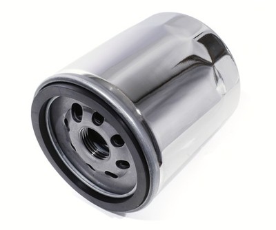 Ölfilter Chrom für Harley Davidson Evo Twin Cam Shovel Sportster Dyna Fat Boy HD
