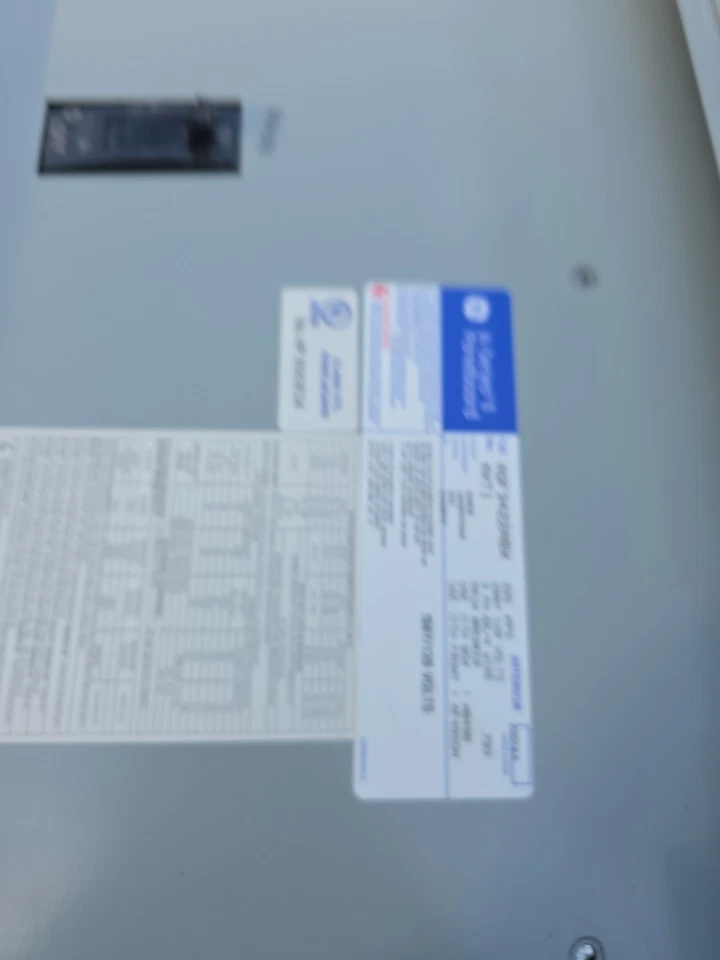 GE Panelboard AQF3422ABX 225 Amp Main Breaker 208/108 V 3 Phase 4 Wire - Image 4 of 4