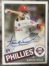 2016 Topps Archives - Fan Favorites Autographs 1985 Design Aaron Nola Phillies
